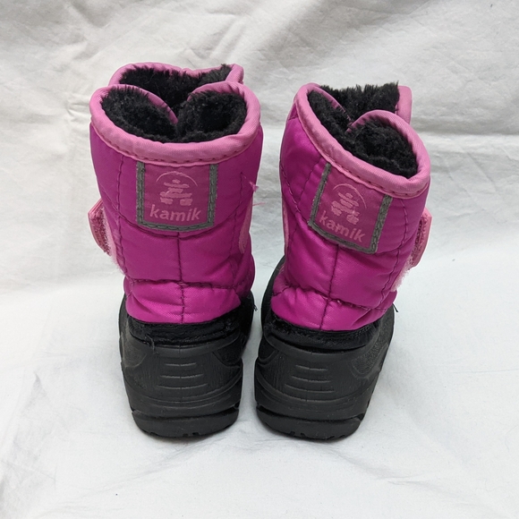 Kamik Baby Girl Insulated Snow Boots Size 5 - Picture 9 of 10